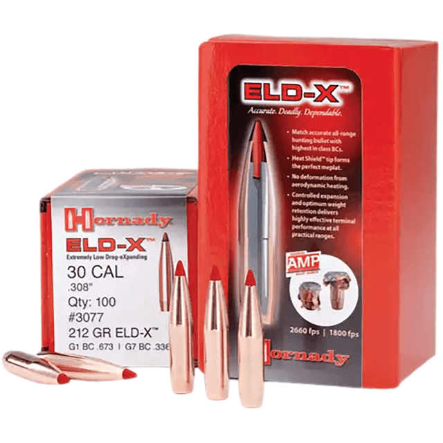 Hornady 2441 ELD-X 6mm .243 90 gr Extremely Low Drag-eXpanding 100 Hornady 2441 ELD-X 6mm .243 90 gr Extremely Low Drag-eXpanding 100