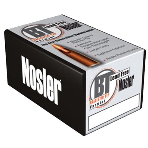 Nosler 45150 Ballistic Tip Lead-Free 22 Caliber .224 35 GR Ballistic Tip Lead-Free 100 Box Nosler 45150 Ballistic Tip Lead-Free 22 Caliber .224 35 GR Ballistic Tip Lead-Free 100 Box