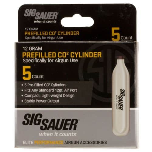 Sig Sauer Airguns AC125 CO2 5 Pack 12 gram Sig Sauer Airguns AC125 CO2 5 Pack 12 gram