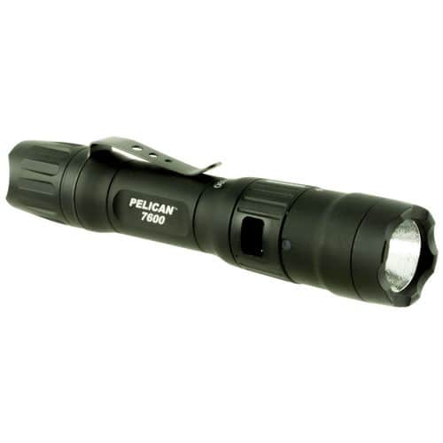 Pelican 7600 7600 Tactical 944/479/37 Lumens LED Aluminum Black Lithium Ion Pelican 7600 7600 Tactical 944/479/37 Lumens LED Aluminum Black Lithium Ion