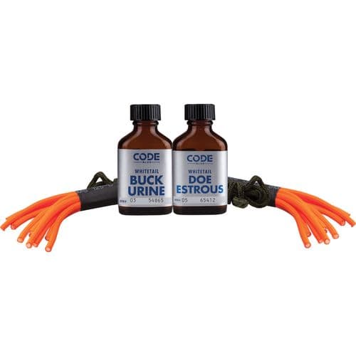 Code Blue OA1074 Double Drag Combo Buck Lure Doe, In Estrous Buck Urine 2 oz Code Blue OA1074 Double Drag Combo Buck Lure Doe, In Estrous Buck Urine 2 oz