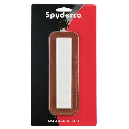 Spyderco 303MF Double Stuff Sharpening Stone Ceramic Stone Medium, Fine Spyderco 303MF Double Stuff Sharpening Stone Ceramic Stone Medium, Fine