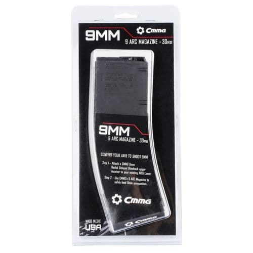 CMMG 94AFC43 9 AR Conversion Mag 9mm Luger AR-15 30rd Black Detachable CMMG 94AFC43 9 AR Conversion Mag 9mm Luger AR-15 30rd Black Detachable