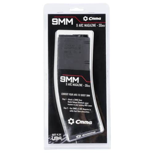 CMMG 94AFC43 9 AR Conversion Mag 9mm Luger AR-15 30rd Black Detachable CMMG 94AFC43 9 AR Conversion Mag 9mm Luger AR-15 30rd Black Detachable