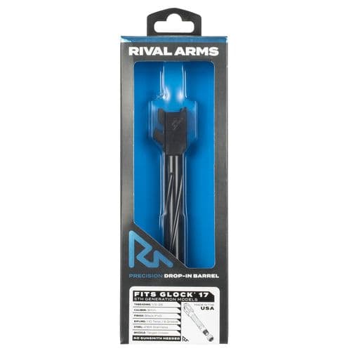 Rival Arms RA20G104A Threaded V1 compatible with Glock 17 Gen 5 Black PVD Rival Arms RA20G104A Threaded V1 compatible with Glock 17 Gen 5 Black PVD