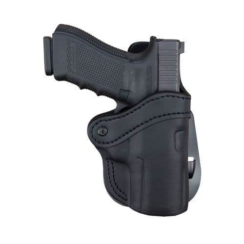 1791 Gunleather PDH24SSBLR PDH 2.4S Stealth Black Leather OWB Springfield XD-M Compact/Walther PPQ Right Hand 1791 Gunleather PDH24SSBLR PDH 2.4S Stealth Black Leather OWB Springfield XD-M Compact/Walther PPQ Right Hand