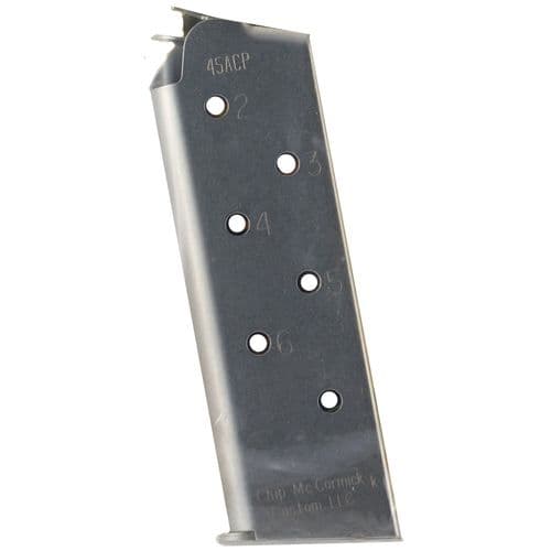 CMC Products 14120 1911 Match Grade Compact 45 ACP 1911 Officer 7rd Stainless Detachable CMC Products 14120 1911 Match Grade Compact 45 ACP 1911 Officer 7rd Stainless Detachable