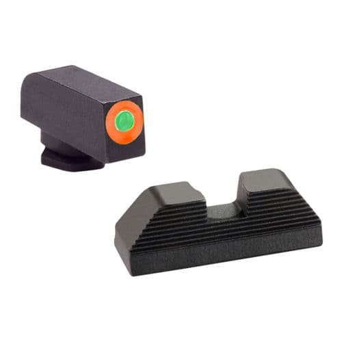 AmeriGlo GL436 Hackathorn Sight
Fits Glock 42/43 Tritium Green w/Orange Outline Front Steel Black Rear Black AmeriGlo GL436 Hackathorn Sight
Fits Glock 42/43 Tritium Green w/Orange Outline Front Steel Black Rear Black