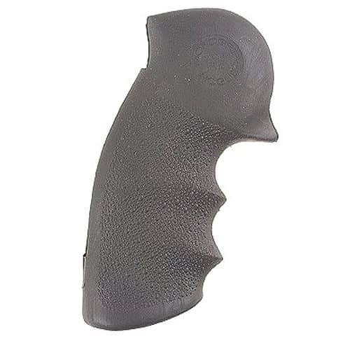 Hogue Rubber Grip with Finger Grooves for Ruger Speed-Six - Black Hogue Rubber Grip with Finger Grooves for Ruger Speed-Six - Black