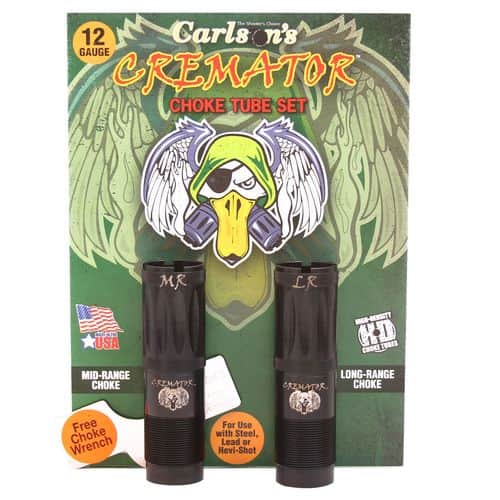 Carlson's Choke Tubes 11642 Cremator 12 Gauge Mid-Range Long Range Non-Ported 17-4 Stainless Steel Carlson's Choke Tubes 11642 Cremator 12 Gauge Mid-Range Long Range Non-Ported 17-4 Stainless Steel