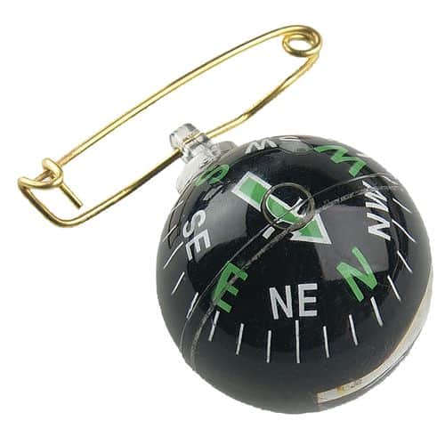 Allen 484 Liquid Filled Pin On Compass Black Allen 484 Liquid Filled Pin On Compass Black