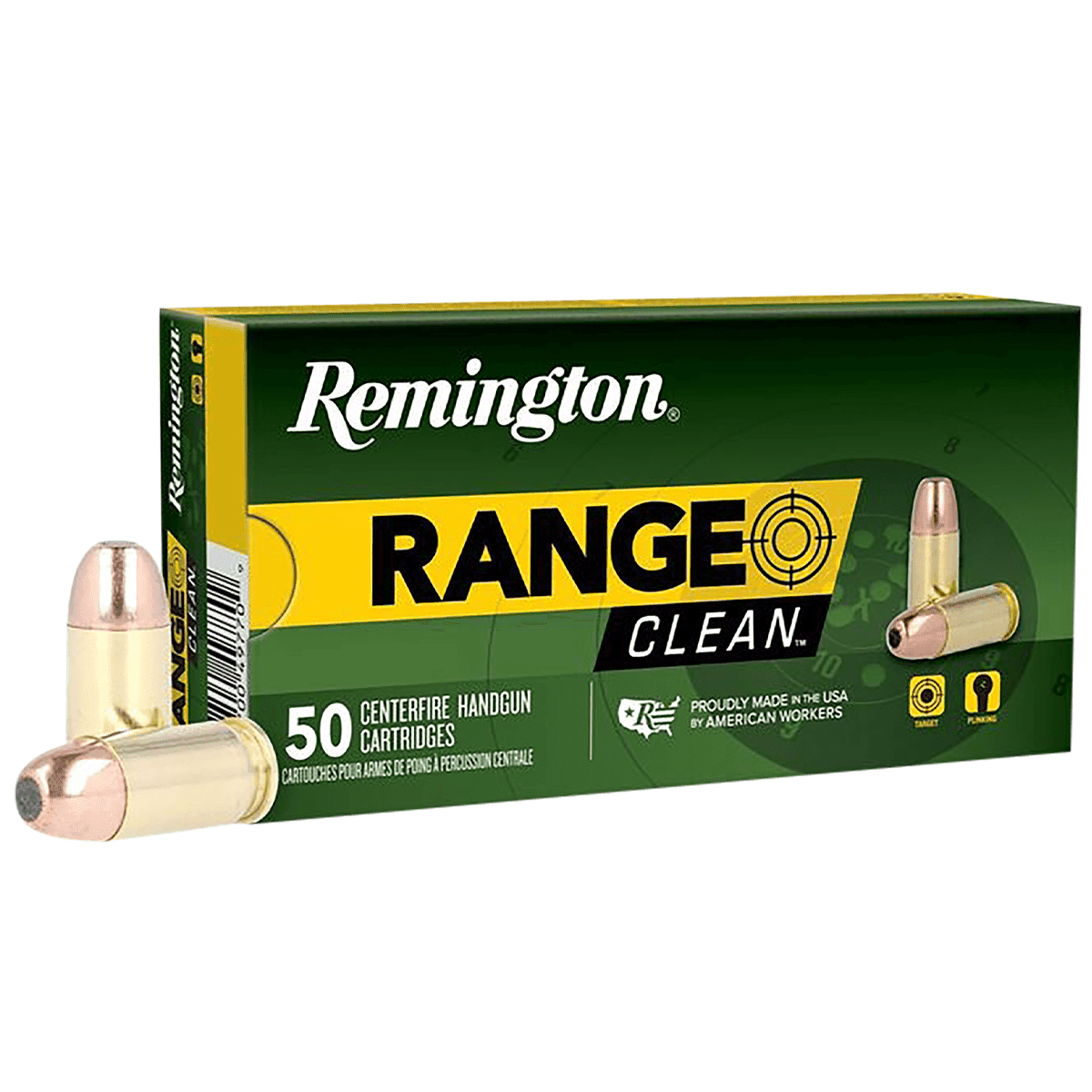 Remington Range Clean 40 S&W 180 gr Flat Nose Enclosed Base Handgun Ammo Remington Range Clean 40 S&W 180 gr Flat Nose Enclosed Base Handgun Ammo