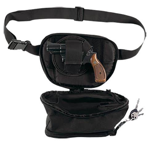 Bulldog BD860 Fanny Pack Size Medium Black Nylon Waistband Ambidextrous Bulldog BD860 Fanny Pack Size Medium Black Nylon Waistband Ambidextrous