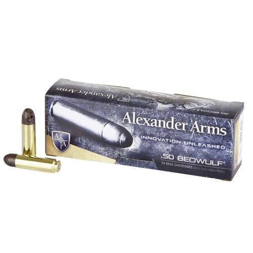 ALEXANDER ARMS LLC AB200ARXBX OEM 50 Beowulf 200 gr Polymer Tip 20 Bx/ 10 Cs ALEXANDER ARMS LLC AB200ARXBX OEM 50 Beowulf 200 gr Polymer Tip 20 Bx/ 10 Cs