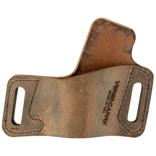 Versacarry WBOWB23 Protector OWB Fits Glock 42/43 Water Buffalo Distressed Brown Versacarry WBOWB23 Protector OWB Fits Glock 42/43 Water Buffalo Distressed Brown