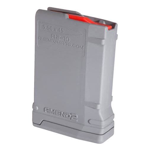 Amend2 556MOD2GRY10 Mod 2 AR-15 223 Rem,5.56 NATO AR-15,M4,M16 10rd Gray Detachable Amend2 556MOD2GRY10 Mod 2 AR-15 223 Rem,5.56 NATO AR-15,M4,M16 10rd Gray Detachable