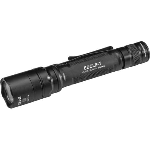 Surefire EDCL2T Everyday Carry 2 Dual-Output 5/1200 Lumens LED Aluminum Black CR123A Lithium Surefire EDCL2T Everyday Carry 2 Dual-Output 5/1200 Lumens LED Aluminum Black CR123A Lithium