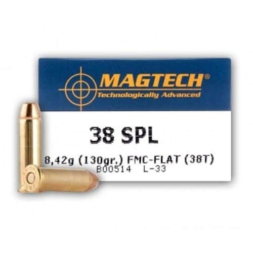 Magtech .38 Special 130 Grain FMJ 50 Round Box Magtech .38 Special 130 Grain FMJ 50 Round Box