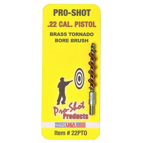 Pro-Shot 22PTO Tornado Bore Brush .22 Cal Pistol 8-32 Bronze Pro-Shot 22PTO Tornado Bore Brush .22 Cal Pistol 8-32 Bronze