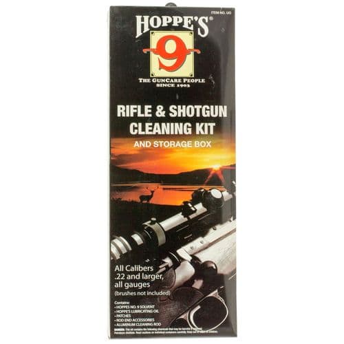 Hoppes PCO38 Pistol Cleaning Kit .357,.38 Cal,9mm Box Hoppes PCO38 Pistol Cleaning Kit .357,.38 Cal,9mm Box