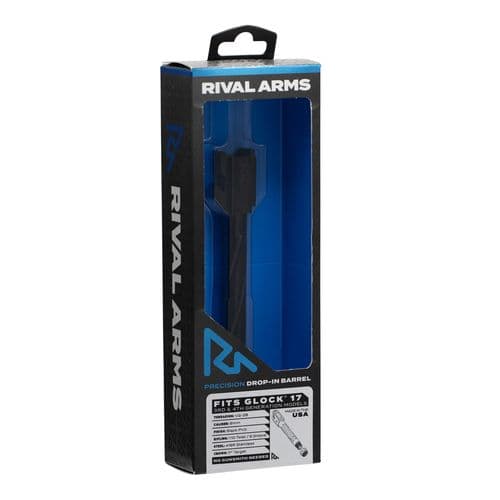 RIVAL ARMS RA20G102A Threaded Barrel Compatible with Glock 17 Gen 3/4 416 Stainless Steel Black PVD RIVAL ARMS RA20G102A Threaded Barrel Compatible with Glock 17 Gen 3/4 416 Stainless Steel Black PVD