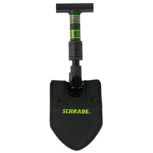 Schrade SCHSH1 Telescoping Shovel with Sheath 1055 Carbon Steel Black Schrade SCHSH1 Telescoping Shovel with Sheath 1055 Carbon Steel Black