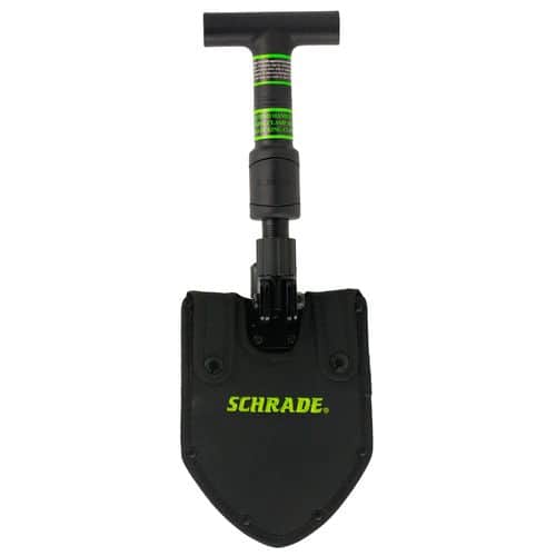 Schrade SCHSH1 Telescoping Shovel with Sheath 1055 Carbon Steel Black Schrade SCHSH1 Telescoping Shovel with Sheath 1055 Carbon Steel Black