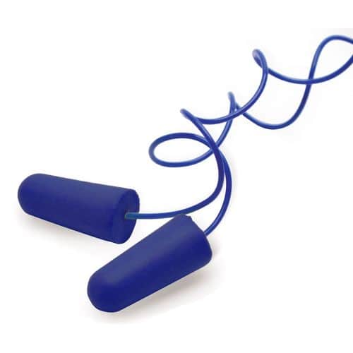 Walkers GWP-SF-EPCORD-BL Corded Earplugs 33 dB Blue 2 Pack w/Case Walkers GWP-SF-EPCORD-BL Corded Earplugs 33 dB Blue 2 Pack w/Case