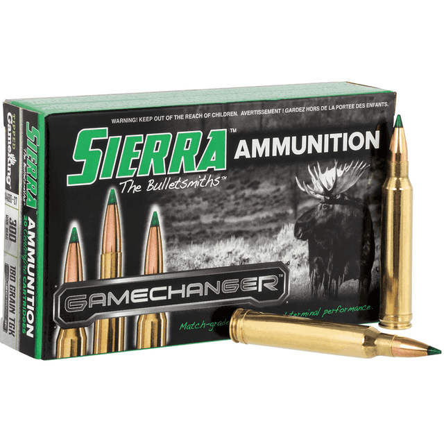Sierra A468007 GameChanger 300 Win Mag 180 gr Tipped GameKing 20 Bx Sierra A468007 GameChanger 300 Win Mag 180 gr Tipped GameKing 20 Bx