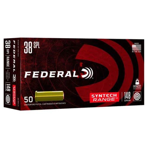 Federal .38 Special 148 gr Synthetic Jacket Wadcutter 50 Bx/ 10 Cs Federal .38 Special 148 gr Synthetic Jacket Wadcutter 50 Bx/ 10 Cs