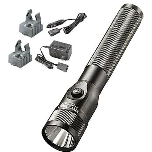 Streamlight 75713 Stinger LED 425/200/100 Lumens C4 LED Aluminum Black 3 Cell Sub-C NiCd 3.6V with 120V AC/12V DC Smart Charger Streamlight 75713 Stinger LED 425/200/100 Lumens C4 LED Aluminum Black 3 Cell Sub-C NiCd 3.6V with 120V AC/12V DC Smart Charger