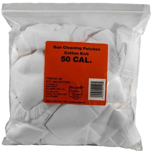 Southern Bloomer 126 Cleaning Patches .50 Cal Cotton 500 Bag Southern Bloomer 126 Cleaning Patches .50 Cal Cotton 500 Bag