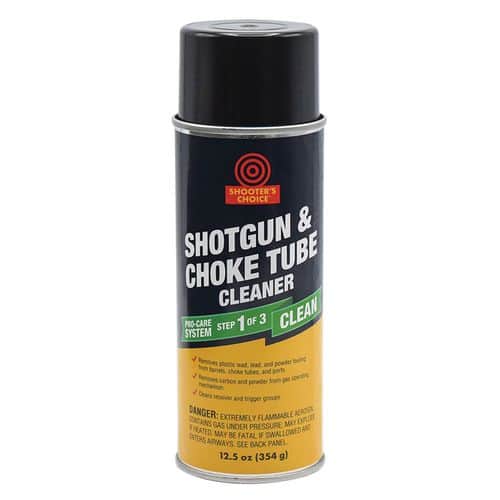 Shooters Choice SG012 Shotgun and Choke Tube Cleaner 12 oz Aerosol Shooters Choice SG012 Shotgun and Choke Tube Cleaner 12 oz Aerosol