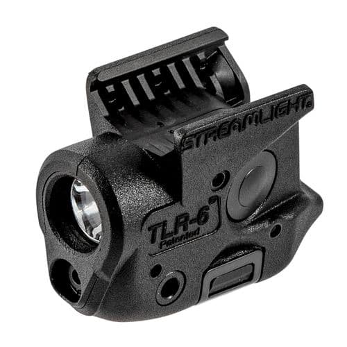 Streamlight 69284 TLR-6 Weapon Light
for Sig P365 White LED 100 Lumens 1/3N Lithium Battery Black Polymer Streamlight 69284 TLR-6 Weapon Light
for Sig P365 White LED 100 Lumens 1/3N Lithium Battery Black Polymer
