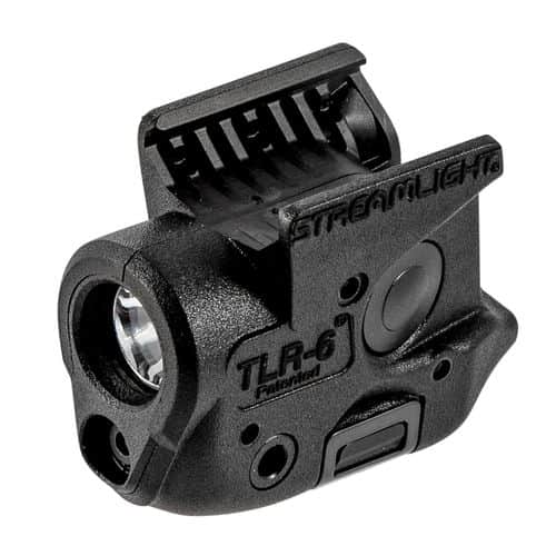 Streamlight 69284 TLR-6 Weapon Light
for Sig P365 White LED 100 Lumens 1/3N Lithium Battery Black Polymer Streamlight 69284 TLR-6 Weapon Light
for Sig P365 White LED 100 Lumens 1/3N Lithium Battery Black Polymer