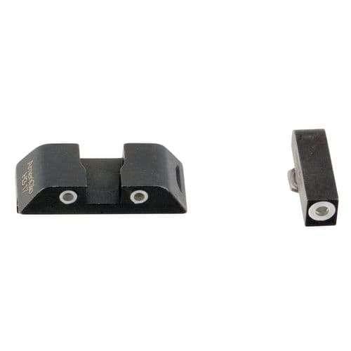 AmeriGlo GL119 Classic 3 Dot Night Sight Fits Glock 20/21 Tritium Green w/White Outline Front Tritium Green w/White Outline Rear AmeriGlo GL119 Classic 3 Dot Night Sight Fits Glock 20/21 Tritium Green w/White Outline Front Tritium Green w/White Outline Rear