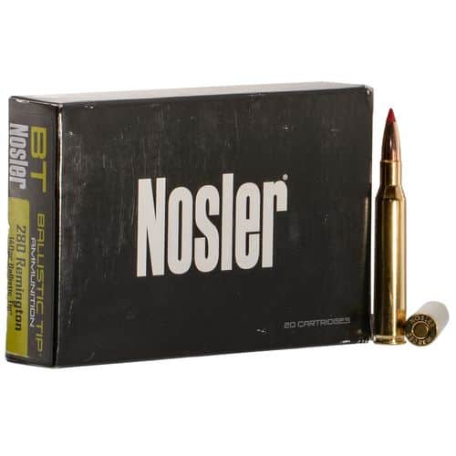 Nosler 40073 Ballistic Tip Hunting 280 Rem 140 gr Ballistic Tip 20 Bx/ 10 Cs Nosler 40073 Ballistic Tip Hunting 280 Rem 140 gr Ballistic Tip 20 Bx/ 10 Cs