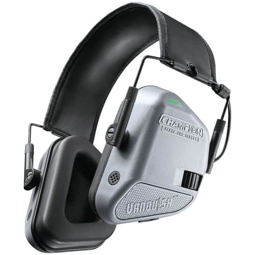 Champion Targets 40978 Vanquish Hearing Protection Electronic Hearing Muff Electronic Earmuff Gray Champion Targets 40978 Vanquish Hearing Protection Electronic Hearing Muff Electronic Earmuff Gray