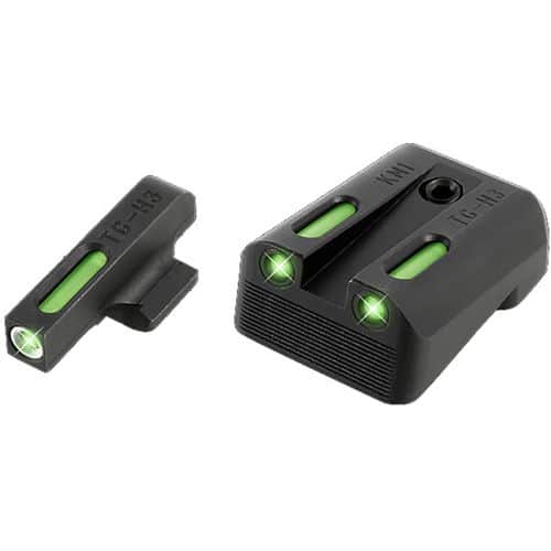 Truglo TG13KM1A Brite-Site TFX Day/Night Sights Kimber 1911 Tritium/Fiber Optic Green w/White Outline Front Green Rear Black Truglo TG13KM1A Brite-Site TFX Day/Night Sights Kimber 1911 Tritium/Fiber Optic Green w/White Outline Front Green Rear Black