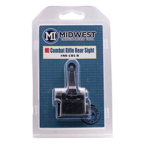 Midwest Industries MICRSR Combat AR Rifle Rear Sight Black Anodized Midwest Industries MICRSR Combat AR Rifle Rear Sight Black Anodized