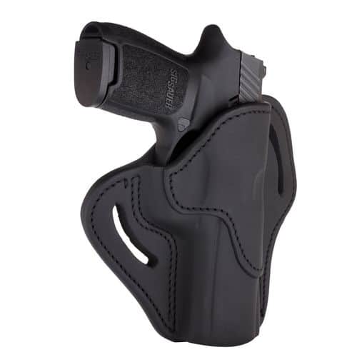 1791 Gunleather BH24SBLR BH2.4 OWB 2.4 Stealth Black Leather Belt Slide Fits Walther PPQ/Sig P320/Springfield XD-M 1791 Gunleather BH24SBLR BH2.4 OWB 2.4 Stealth Black Leather Belt Slide Fits Walther PPQ/Sig P320/Springfield XD-M