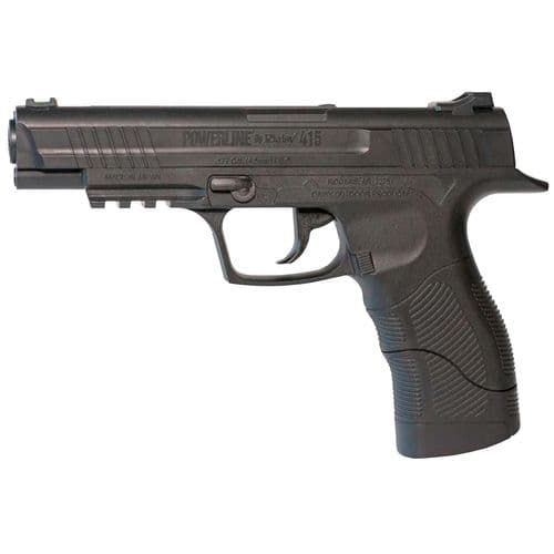 Daisy 5415 Powerline 415 Pistol Kit
Semi-Automatic CO2 .177 BB 21 rd Daisy 5415 Powerline 415 Pistol Kit
Semi-Automatic CO2 .177 BB 21 rd