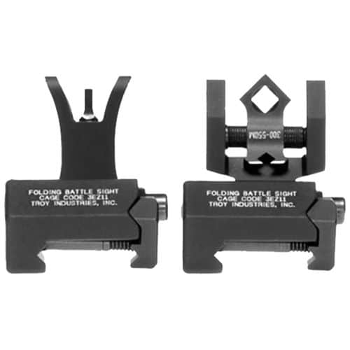 Troy SSIGIARSMBT BattleSight Micro Set HK Front/Round Rear Weapons w/Raised Top Rail Picatinny Rail Mount Aluminum Black Troy SSIGIARSMBT BattleSight Micro Set HK Front/Round Rear Weapons w/Raised Top Rail Picatinny Rail Mount Aluminum Black