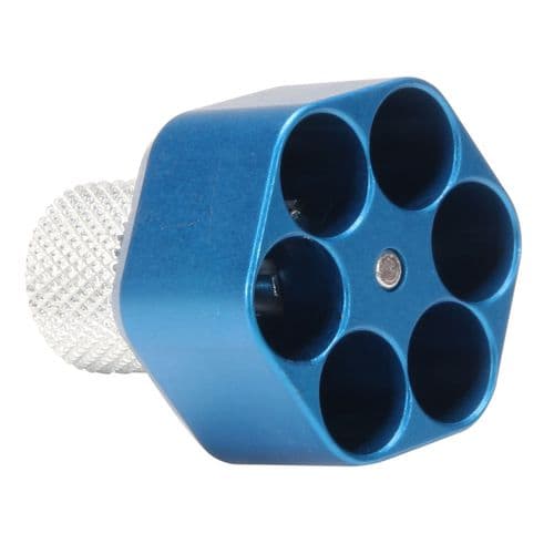 Pachmayr 02654 Competition Speedloader S&W L Frame Aluminum Blue Pachmayr 02654 Competition Speedloader S&W L Frame Aluminum Blue