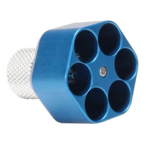 Pachmayr 02654 Competition Speedloader S&W L Frame Aluminum Blue Pachmayr 02654 Competition Speedloader S&W L Frame Aluminum Blue