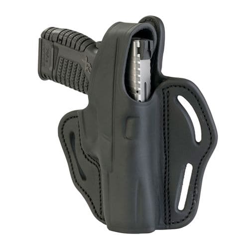 1791 Gunleather BHX3SBLR BHX OWB Size 03 Stealth Black Leather Belt Slide Compatible w/Glock/S&W M&P Shield Right Hand 1791 Gunleather BHX3SBLR BHX OWB Size 03 Stealth Black Leather Belt Slide Compatible w/Glock/S&W M&P Shield Right Hand