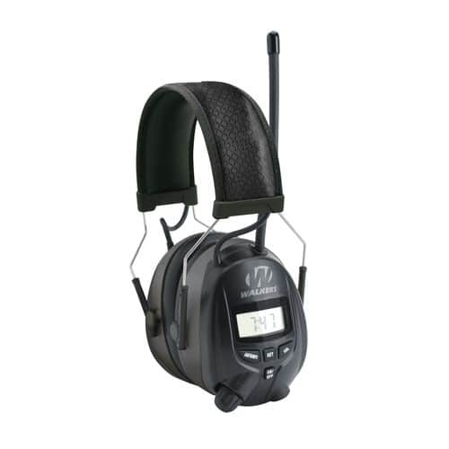 Walkers GWP-RDOM AM/FM Digital Muff Electronic Earmuff 25 dB Black Walkers GWP-RDOM AM/FM Digital Muff Electronic Earmuff 25 dB Black
