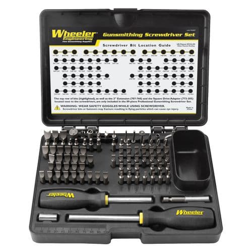 Wheeler 562194 Deluxe Gunsmithing Screwdriver Set 89 Deluxe Gunsmithing Screwdriver Set Wheeler 562194 Deluxe Gunsmithing Screwdriver Set 89 Deluxe Gunsmithing Screwdriver Set