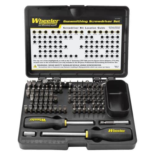 Wheeler 562194 Deluxe Gunsmithing Screwdriver Set 89 Deluxe Gunsmithing Screwdriver Set Wheeler 562194 Deluxe Gunsmithing Screwdriver Set 89 Deluxe Gunsmithing Screwdriver Set