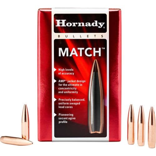 Hornady 22785 Match 22 Caliber .224 68 GR Boat Tail Hollow Point Match 500 Box Hornady 22785 Match 22 Caliber .224 68 GR Boat Tail Hollow Point Match 500 Box